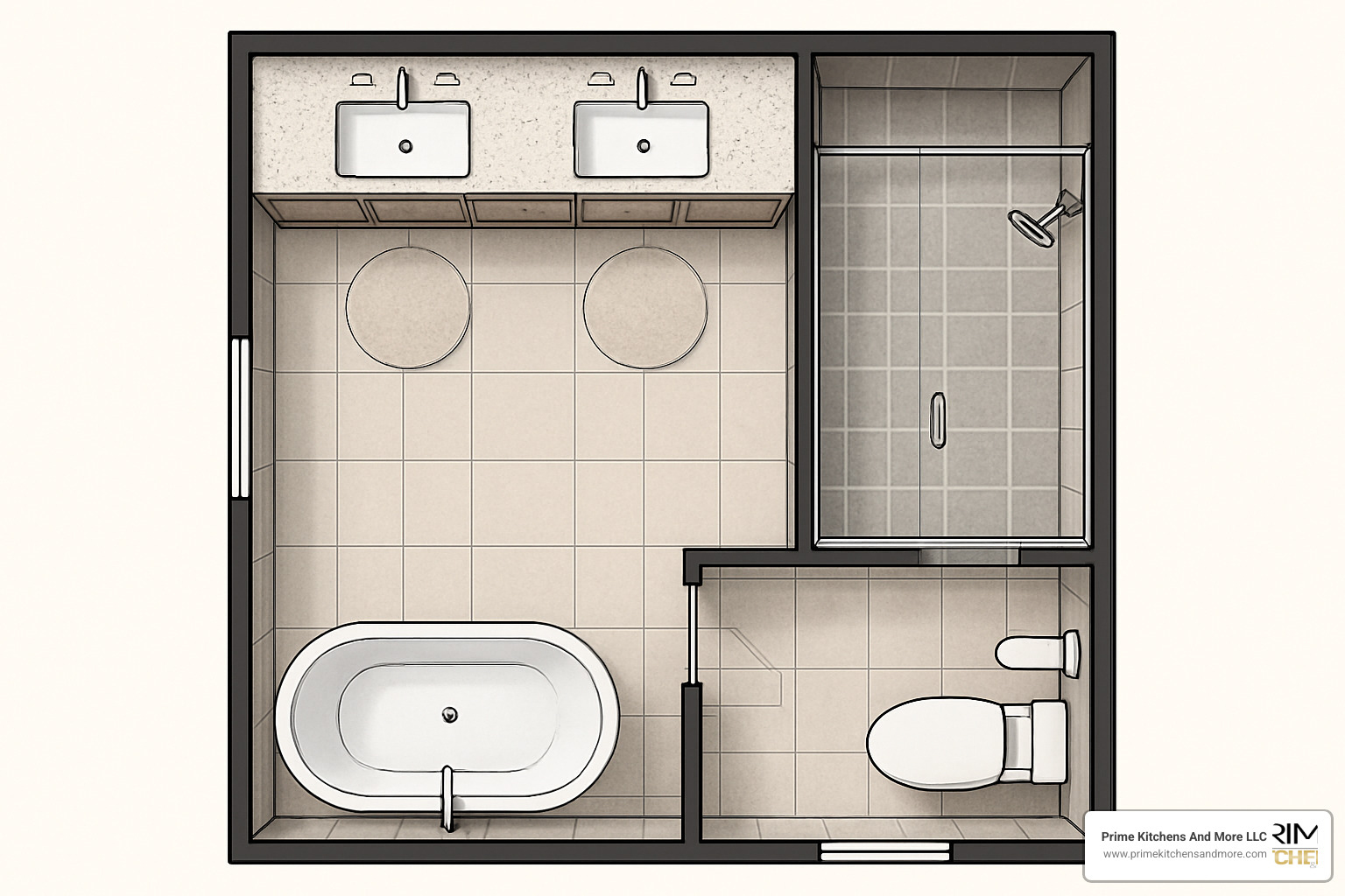 12x12 master bathroom layout