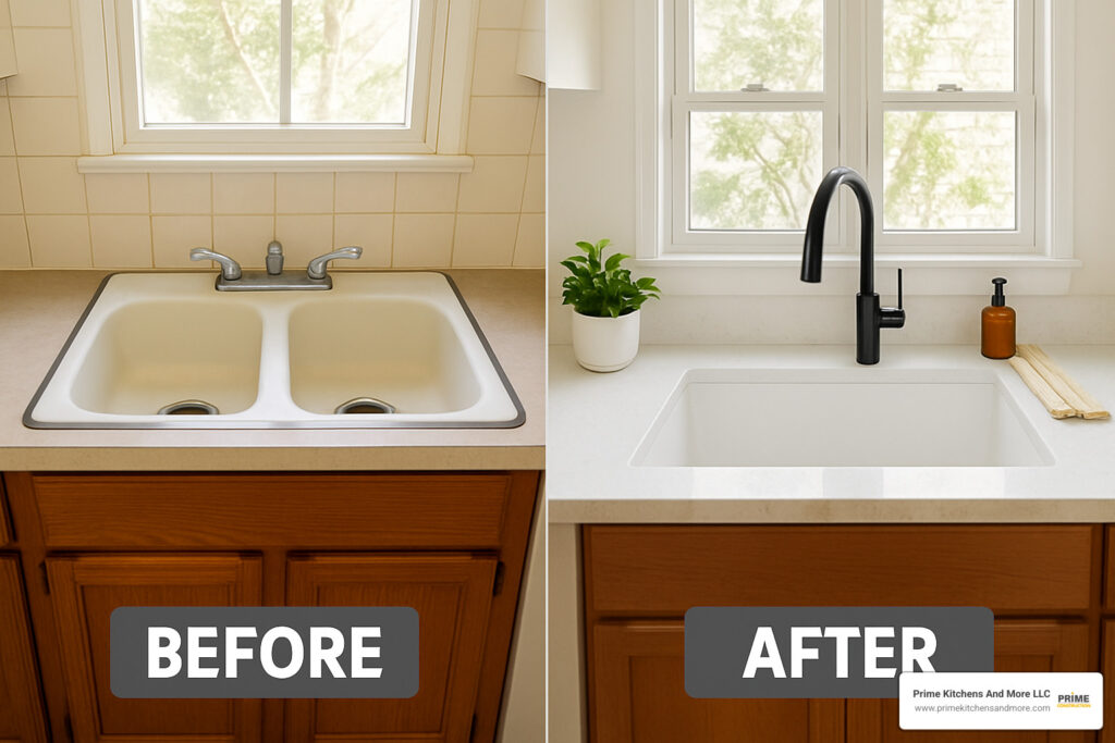kitchen sink makeover