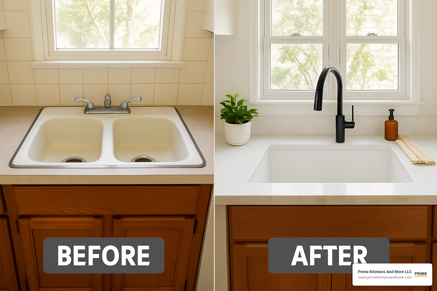 kitchen sink makeover