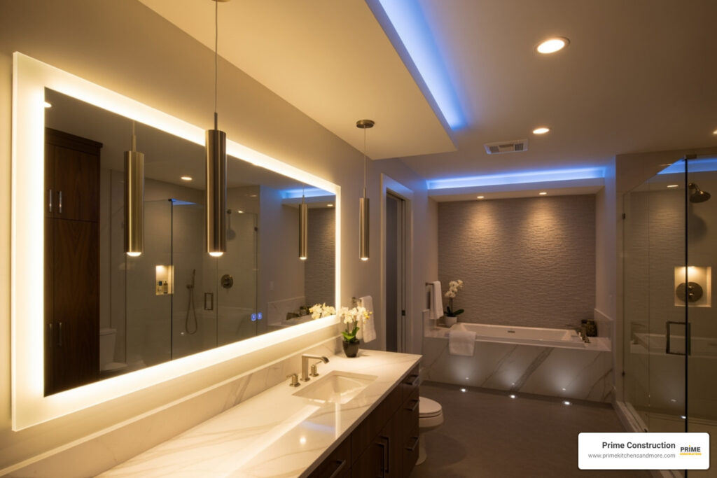 Bathroom lighting design ideas