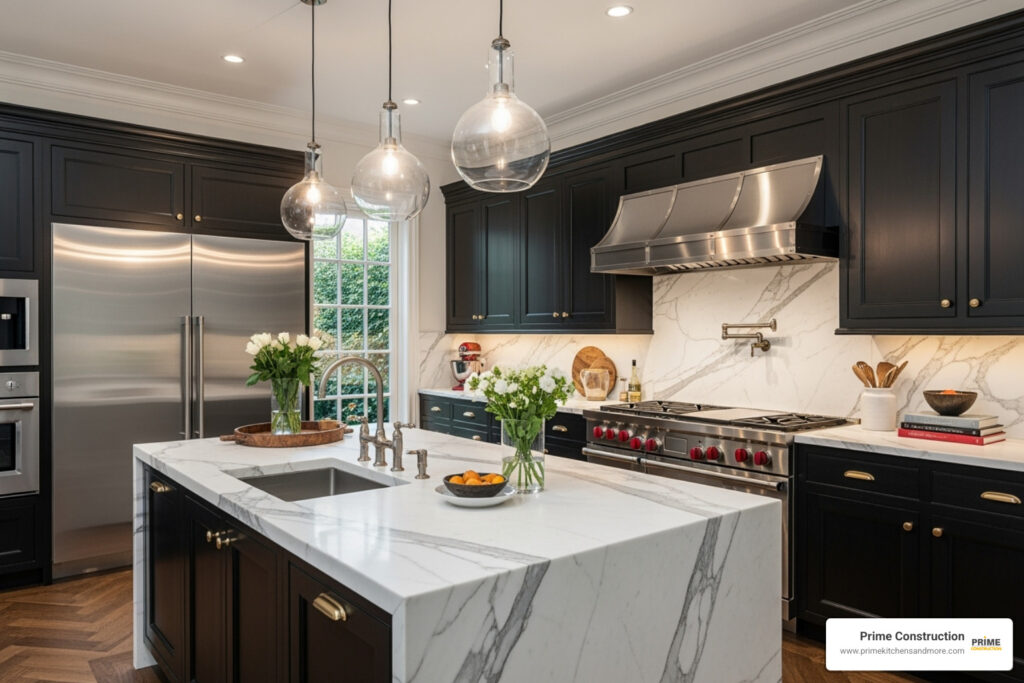 High-end kitchen finishes