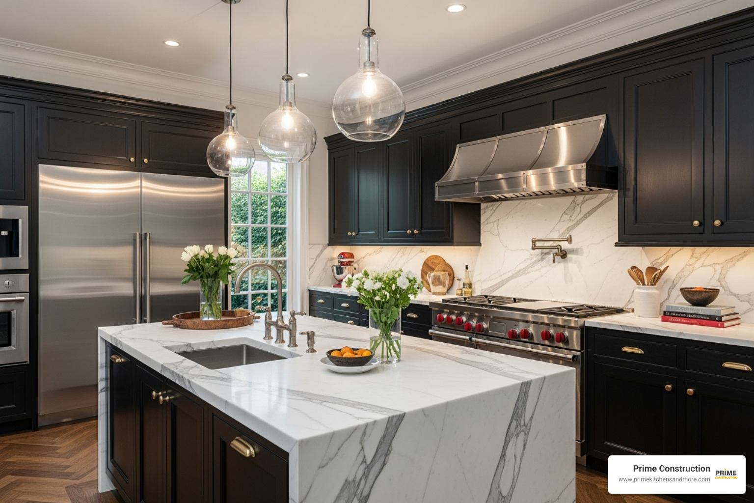 High-end kitchen finishes