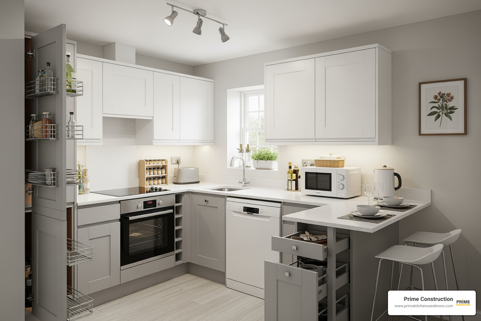 fitted small kitchens