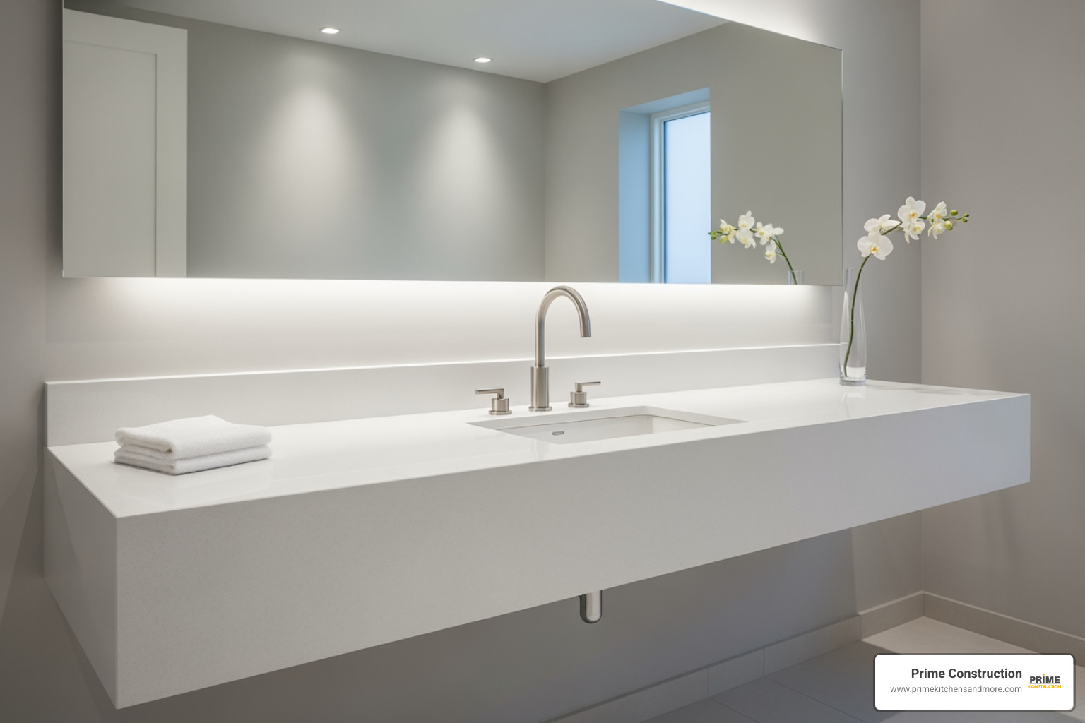 quartz stone vanity top