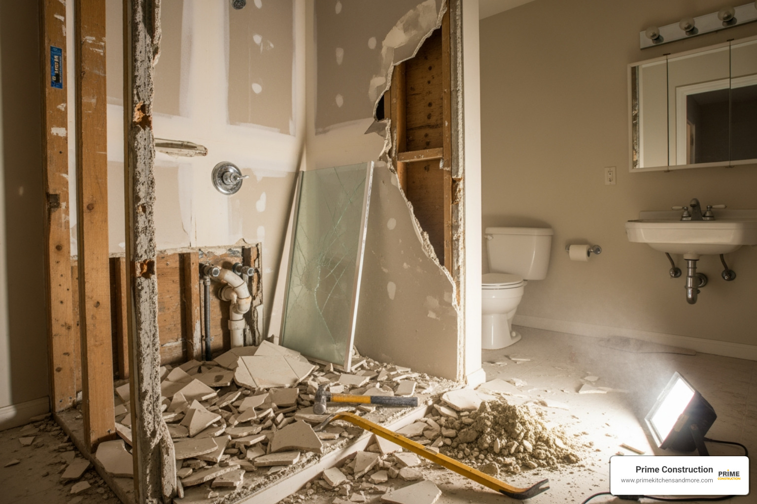 shower demolition cost