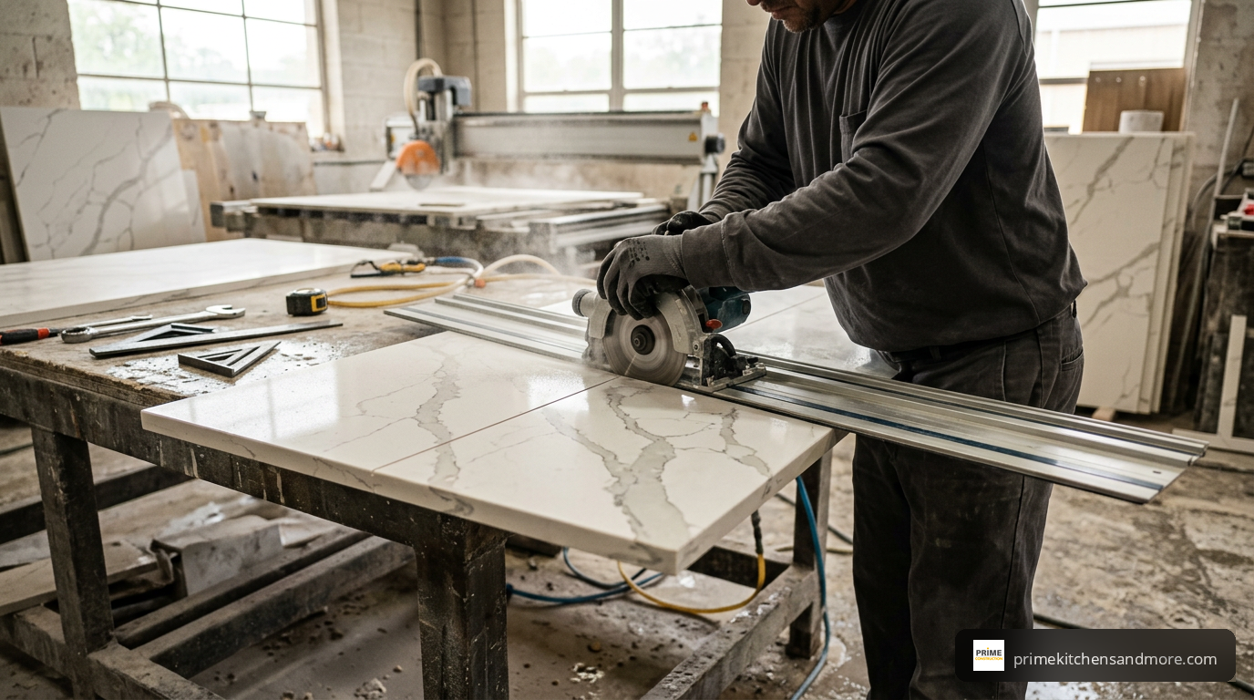 quartz countertops bathroom cost per square foot in Orlando FL