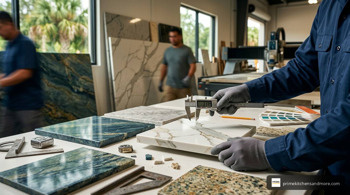 quartz countertop bathroom design ideas in Orlando FL