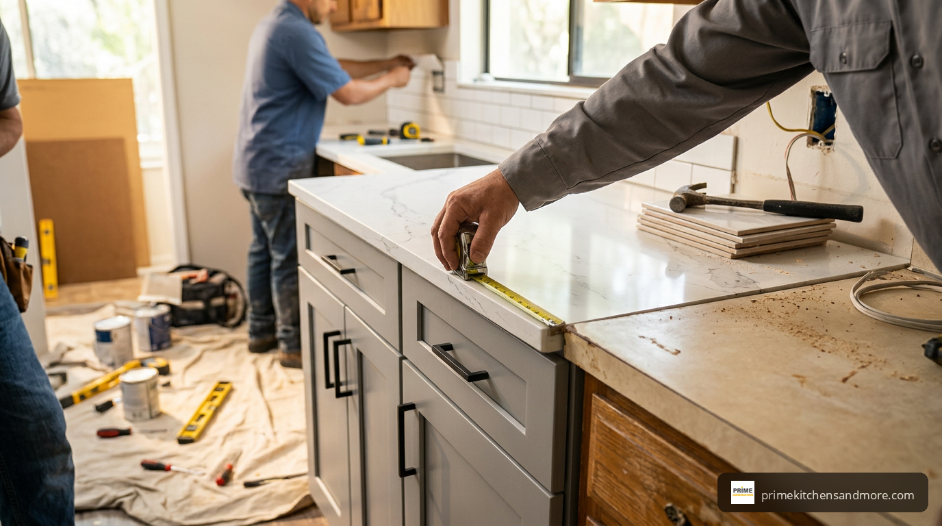 kitchen remodel before and after photos in Orlando FL