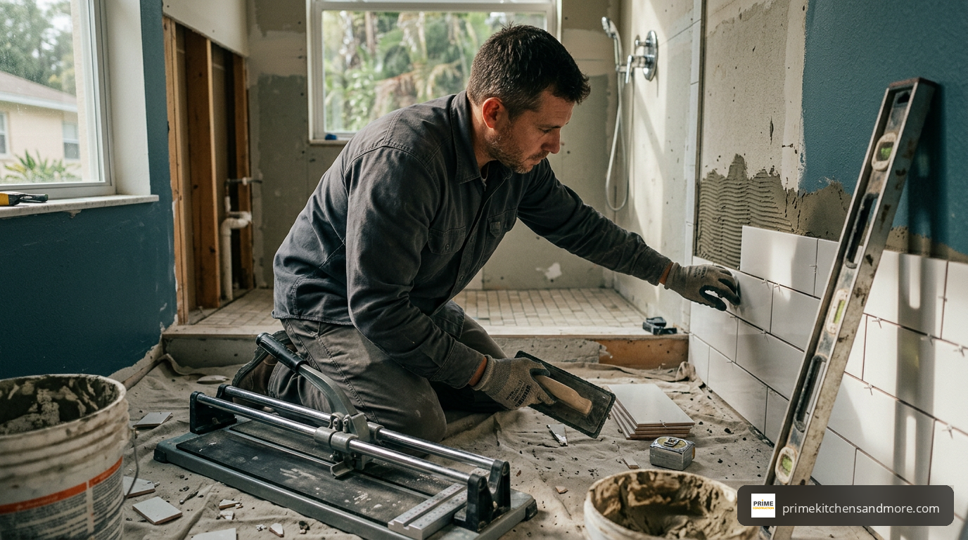 can you remodel bathroom yourself in Orlando FL