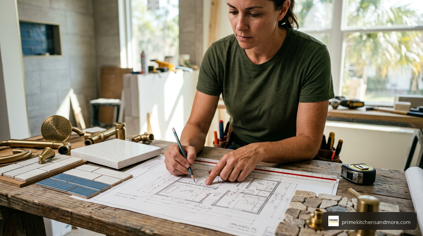 how to plan a bathroom renovation in Orlando FL