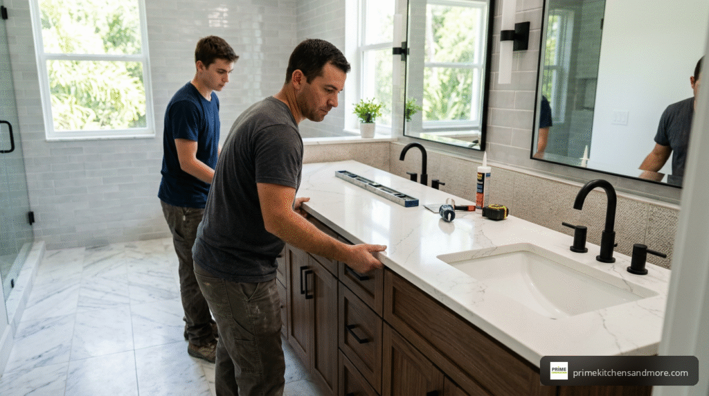 Bathroom Vanity Countertop Installation Cost in Orlando FL: Your Complete 2026 Pricing Guide - bathroom vanity countertop installation cost